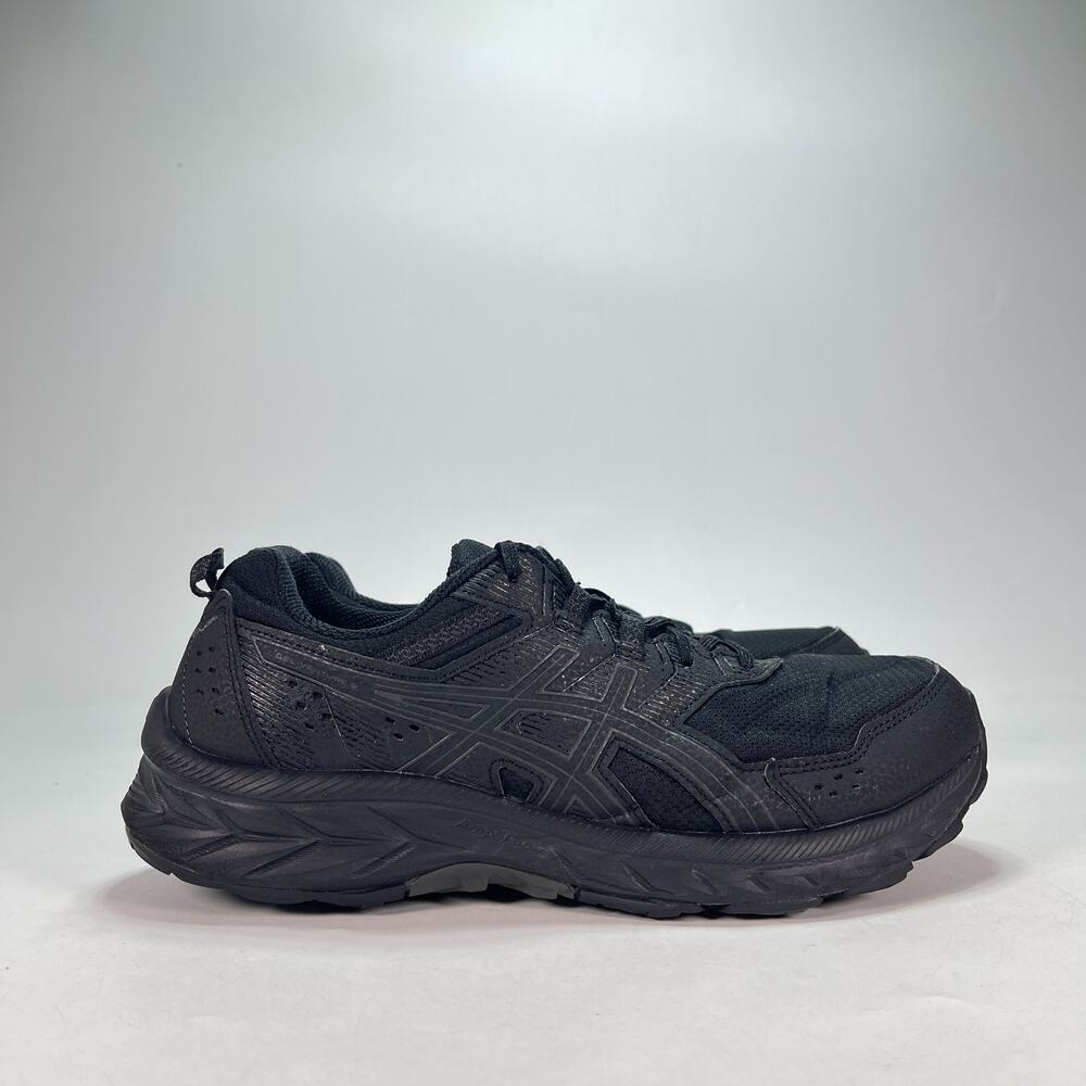 ASICS GEL-Venture 9 Extra Wide Black Trail Running Shoes 1011B488 Men's Size 9